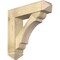 Ekena Millwork Olympic Arts and Crafts Rough Sawn Bracket w/ Offset Brace, Douglas Fir, 8"W x 32"D x 32"H BKT0806X32X32OLY03RDF - alternate 1